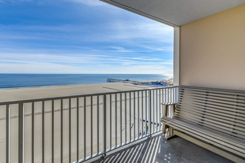 Oceanfront balcony