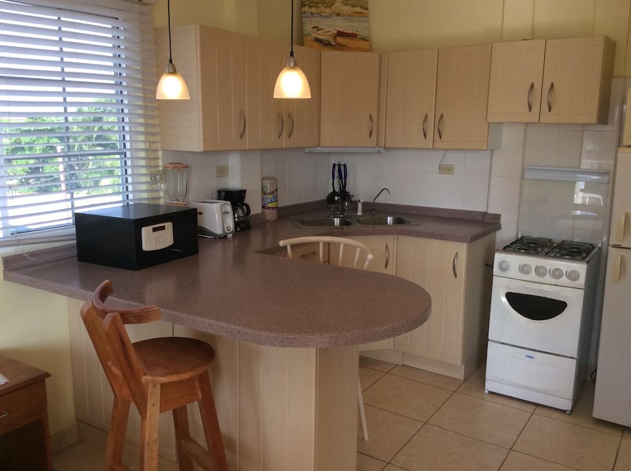 Fully equipped kitchen