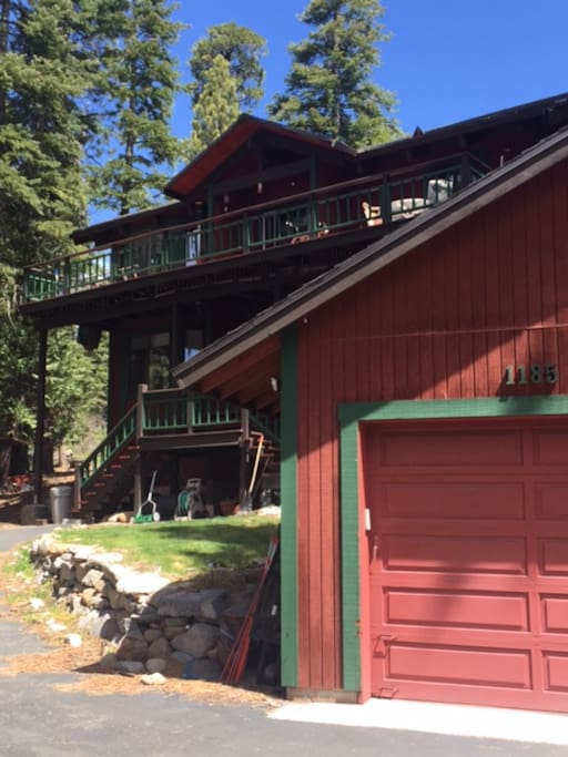 Backs to forrest service and next to creek. Bike and hike from the house