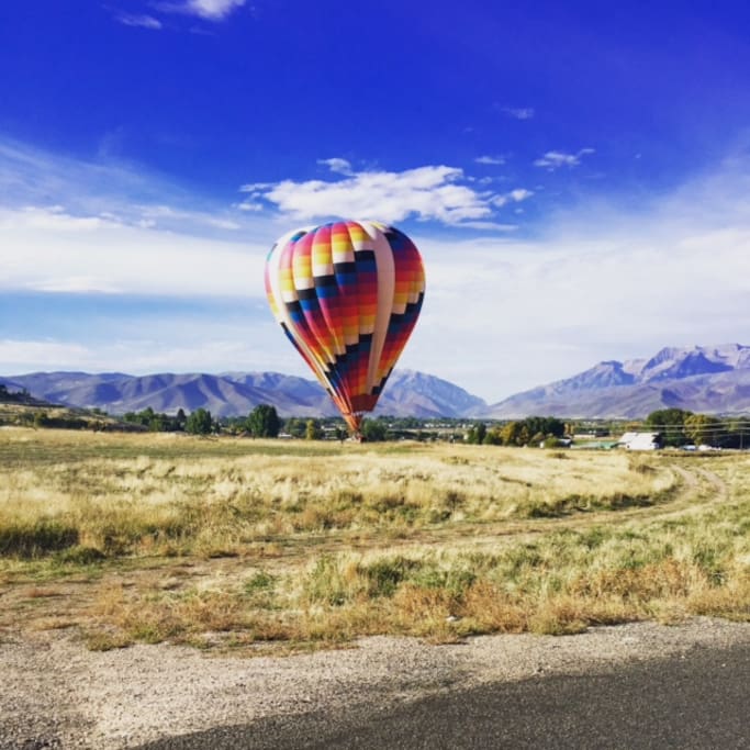 Hot Air Balloons - often in area