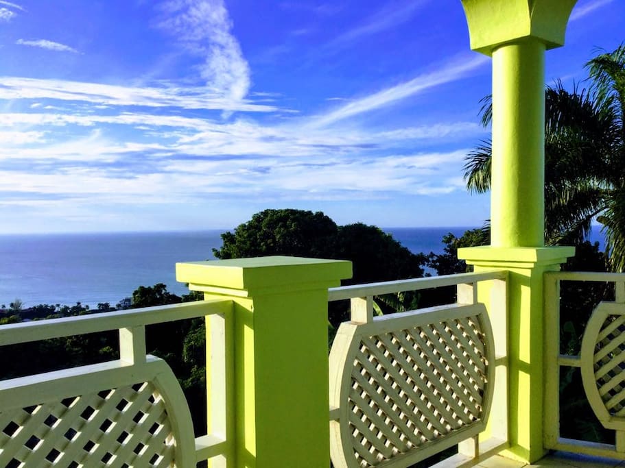 Take in the island views from the veranda