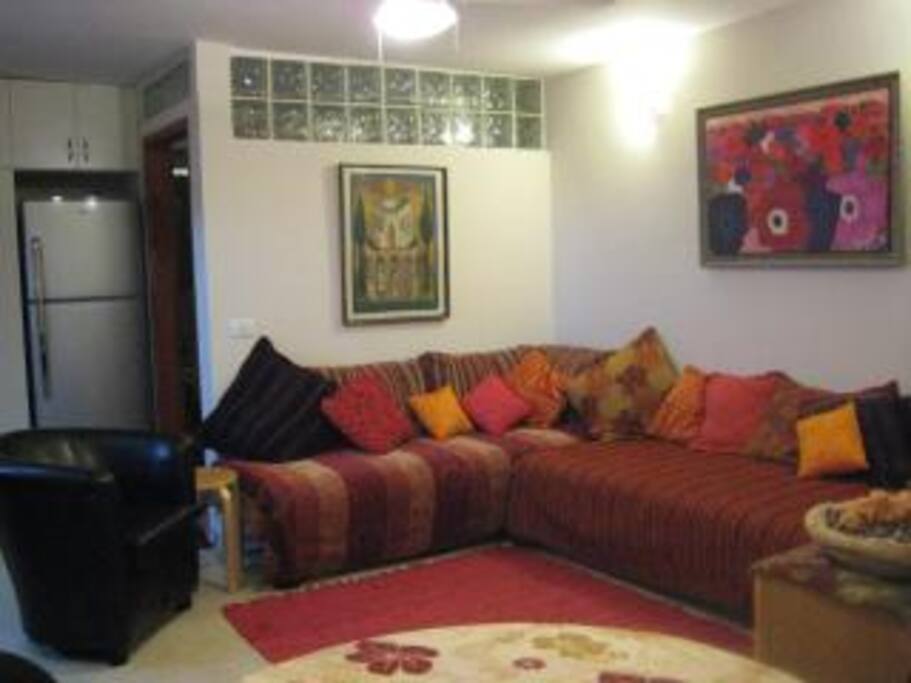 Relax in the comfy warm living room