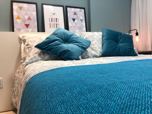 Aconchegante apto1 p/ até 4 pessoas perto de tudo