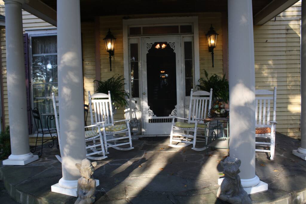 Enjoy a nice afternoon or evening on the front porch