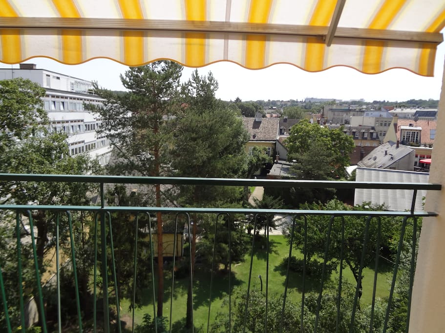 view from the balkony