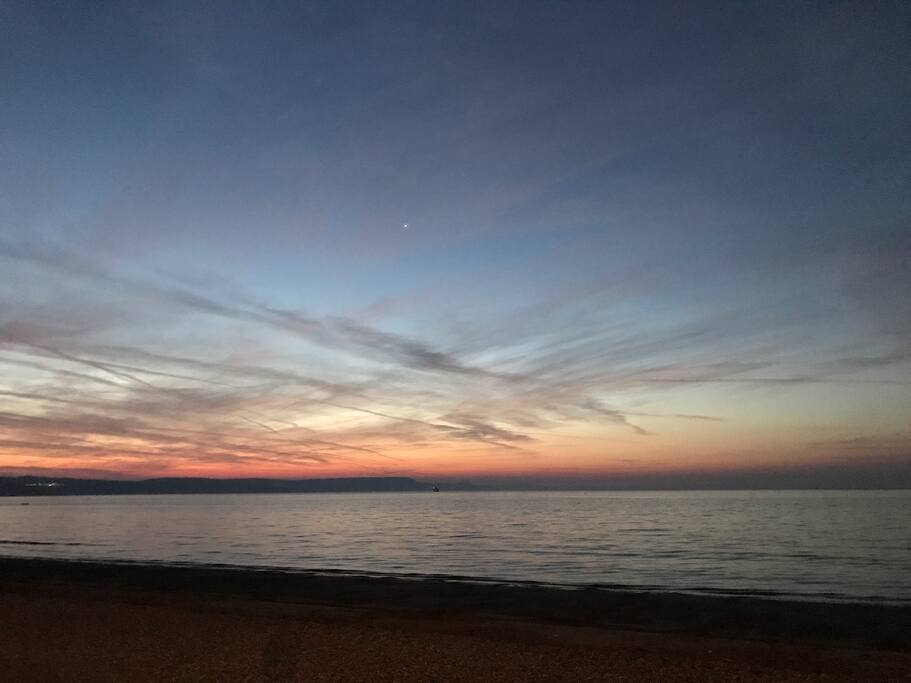 Early morning sunrise