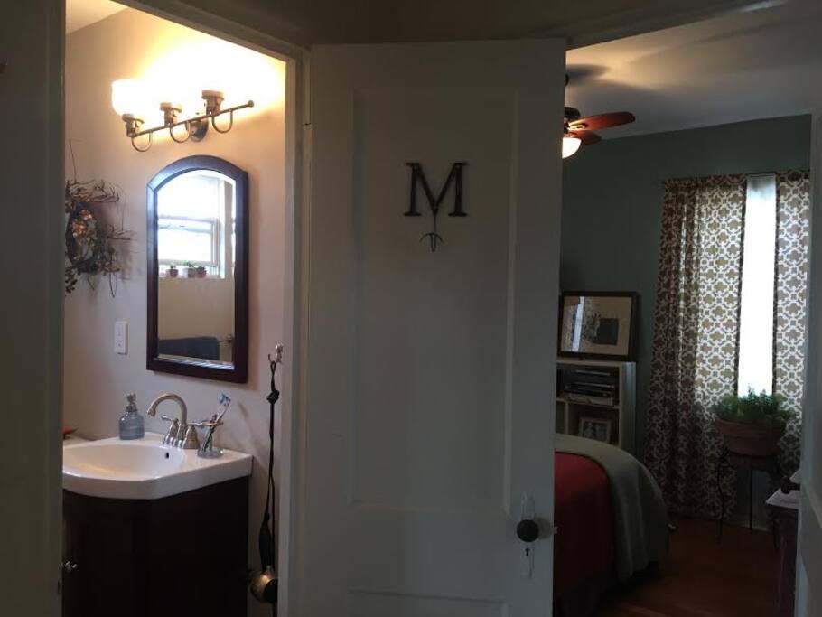 Guest Bedroom next to shared bathroom