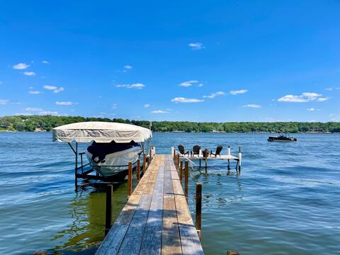 East Lake Okoboji Guesthouse on lakefront property