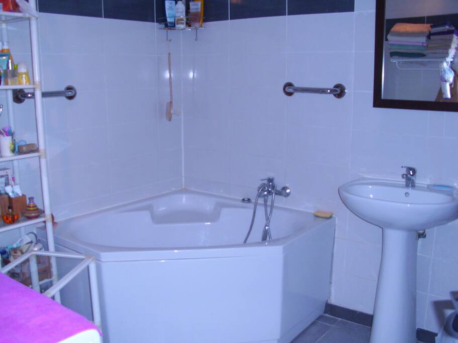 sdb avec lave linge