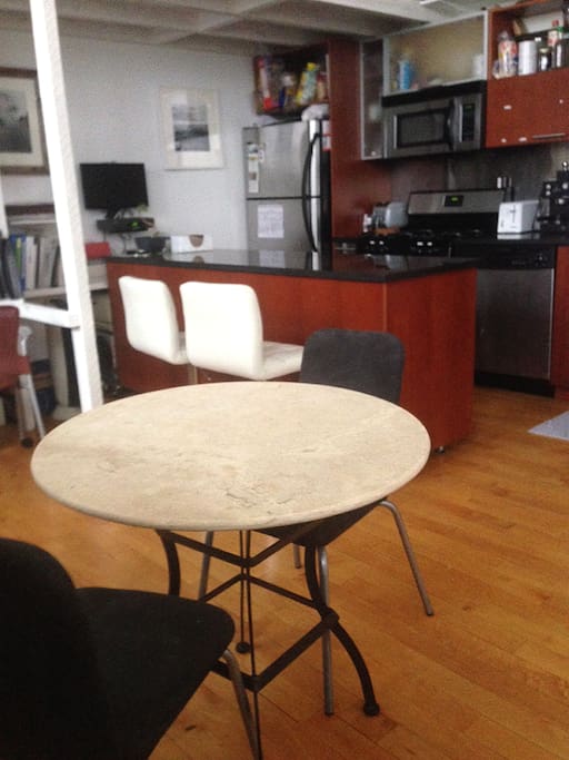 Shared dining area