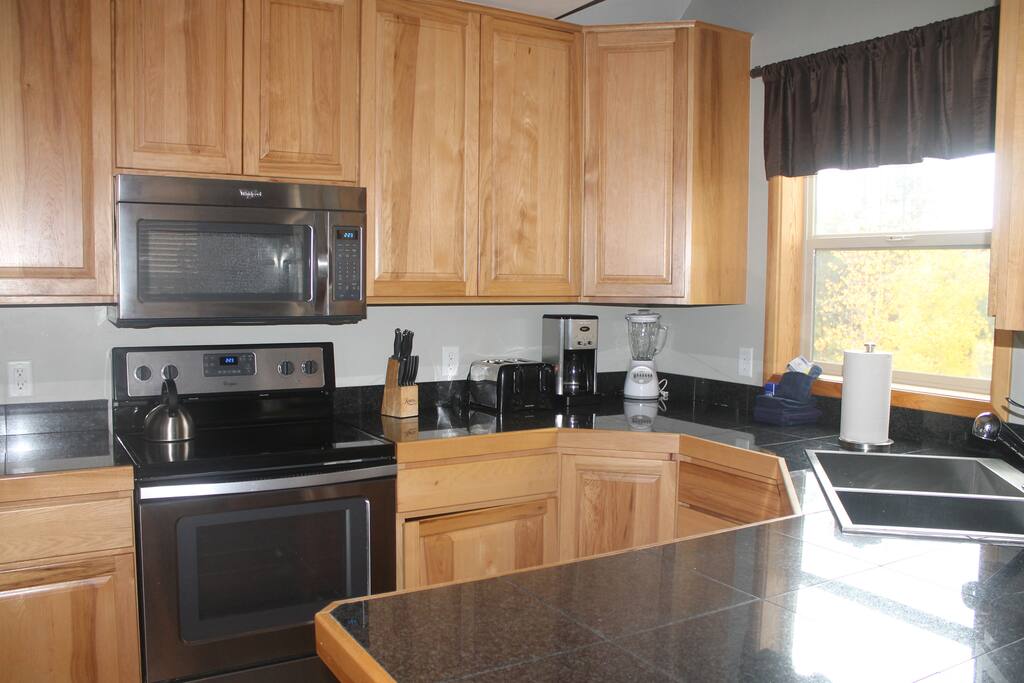 Fully stocked kitchen