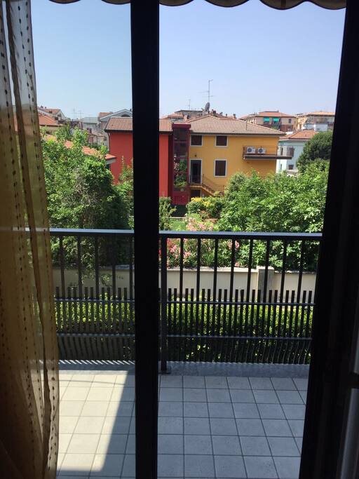vista dal balcone