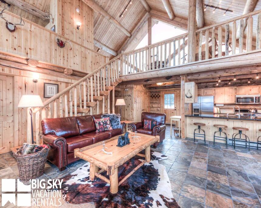 Big Sky Resort, San Marino Trout Haus, Living, 2