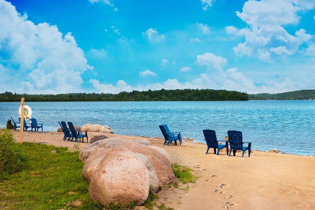 Sandy beach