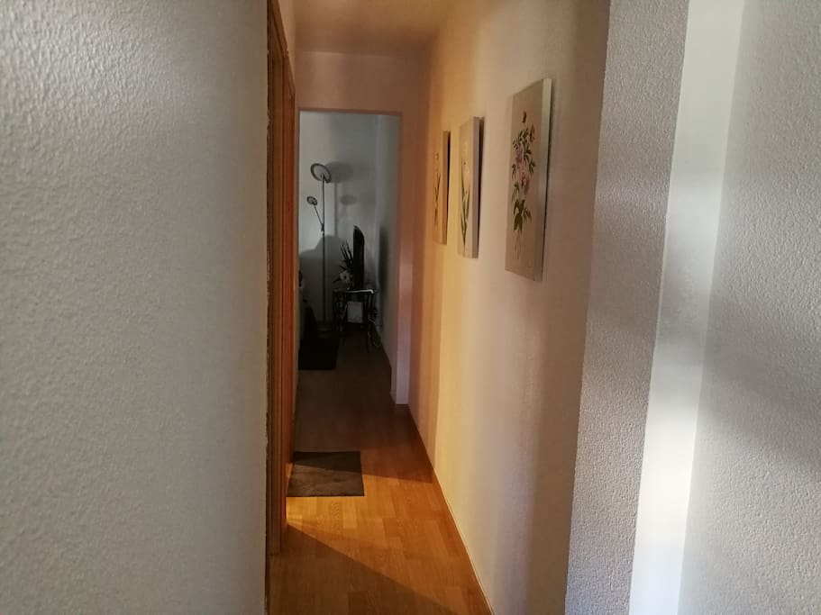 amplio pasillo