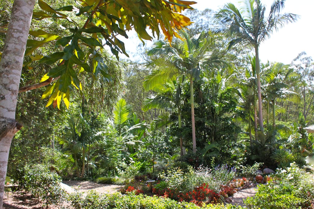 Enjoy a drink alfresco style, overlooking the garden.