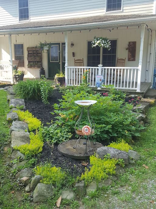 The front garden