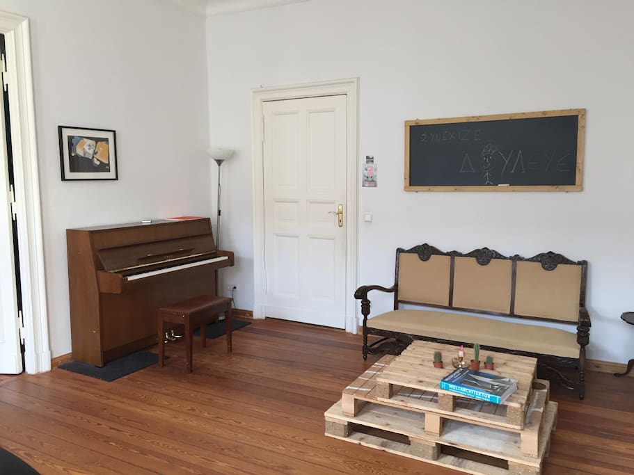 working space & living room