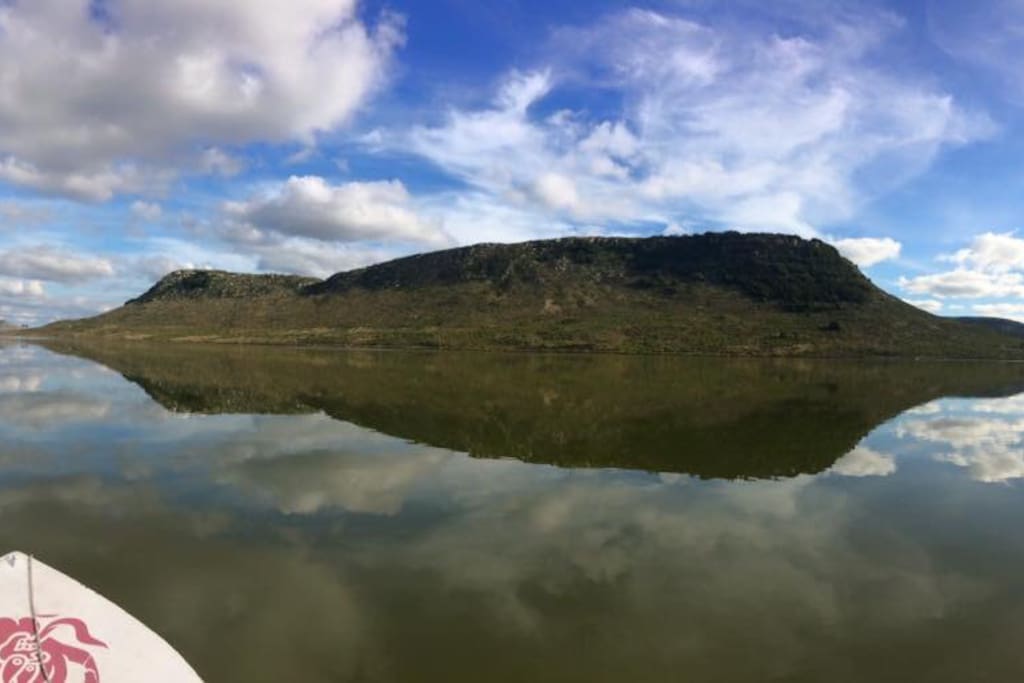 Paisaje de Laguna Brava