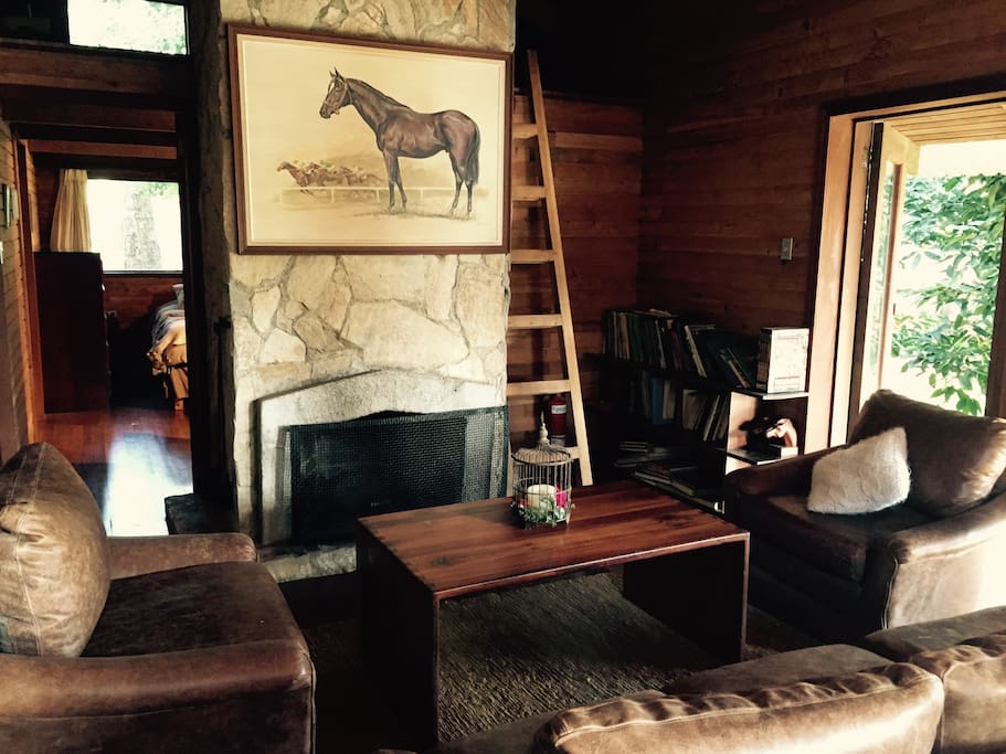 The Fireplace and the Livingroom
