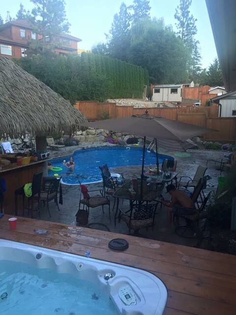 Pool and Cabana Lake House