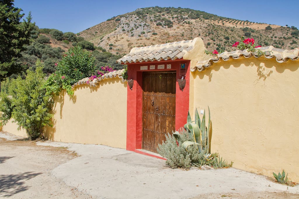 Fachada de la casa.