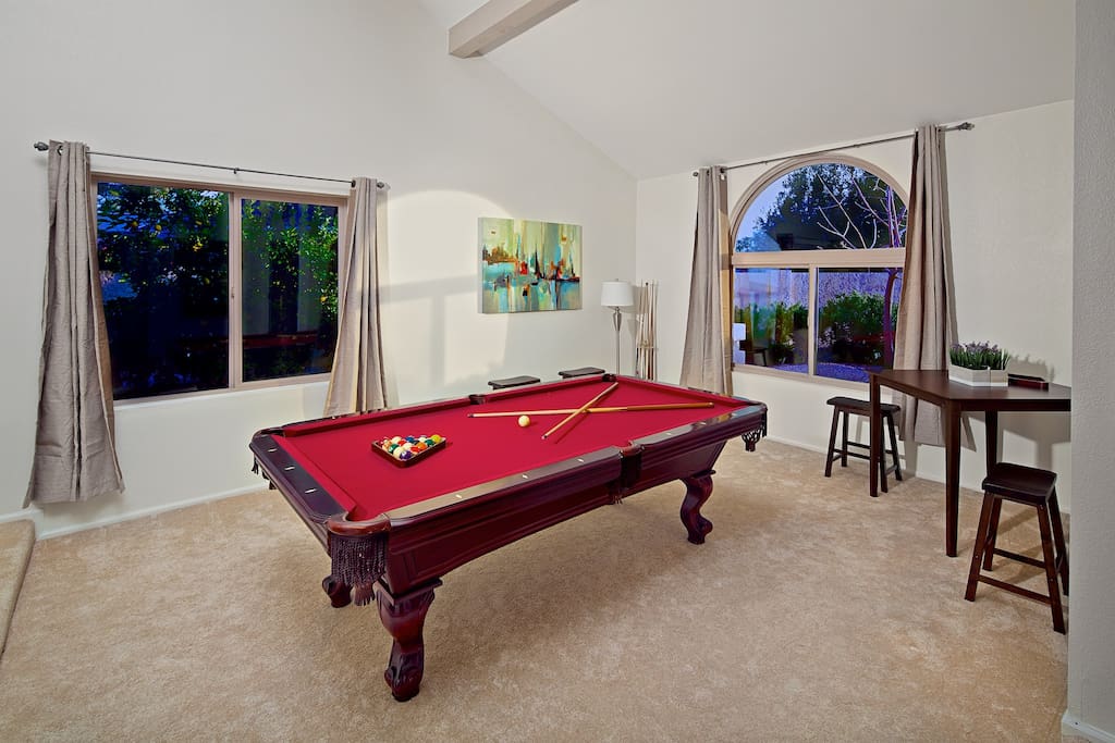 Have some fun and play a round of pool!