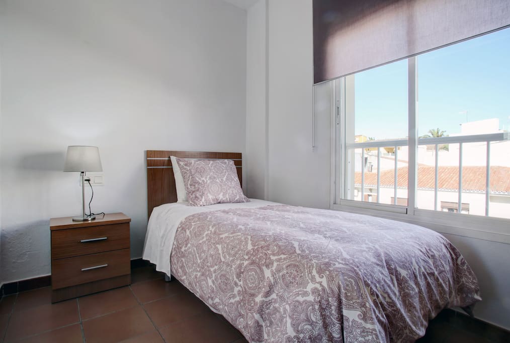 Dormitorio individual.