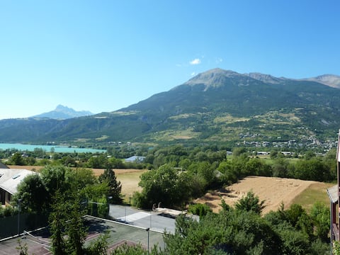Studio near Embrun, all comforts, summer or winter