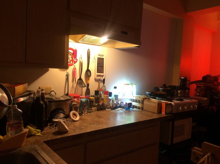 Small but well equipped kitchen