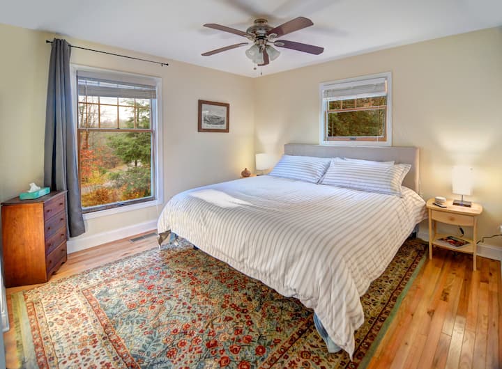 Second bedroom with a king size adjustable bed.