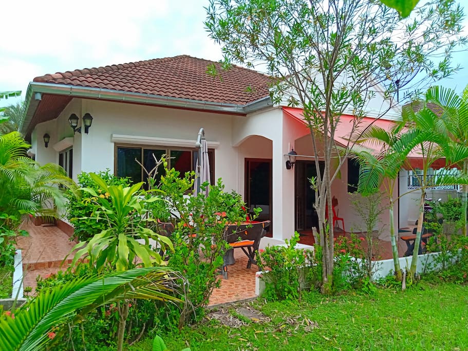 Front garden and parking