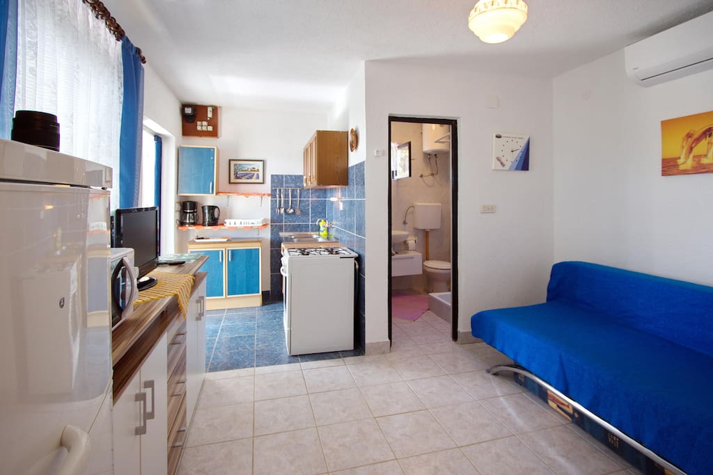 Kitchen + Living room