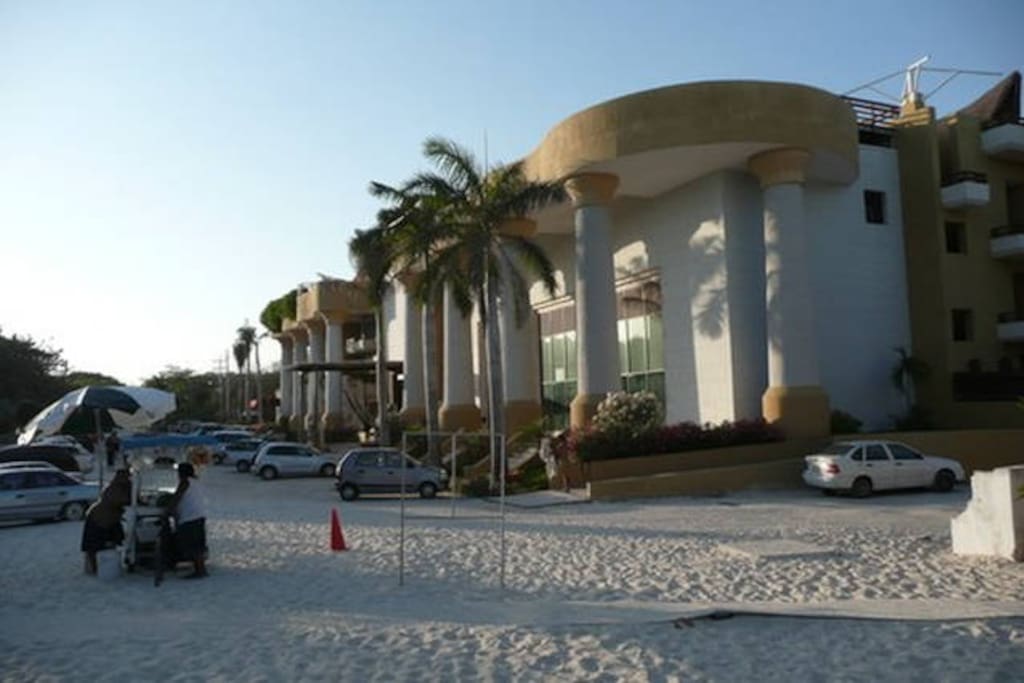 View of the complex from the beach. You are so close!!!