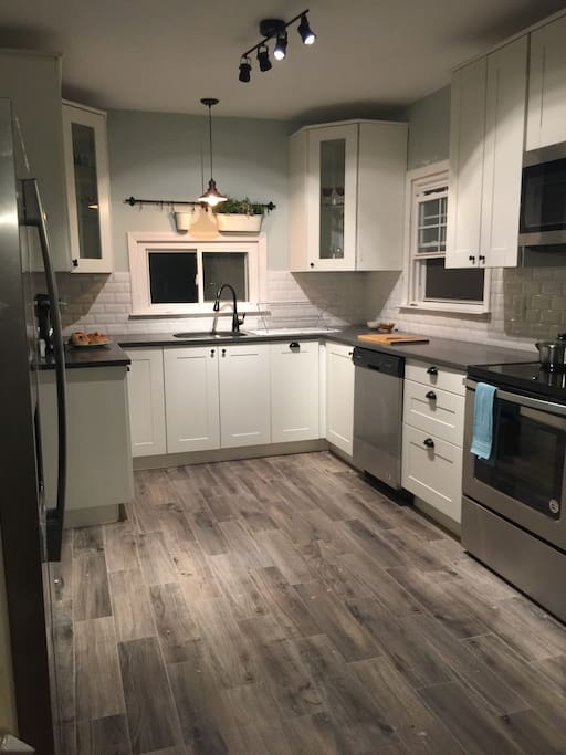 New modern kitchen with all necessities