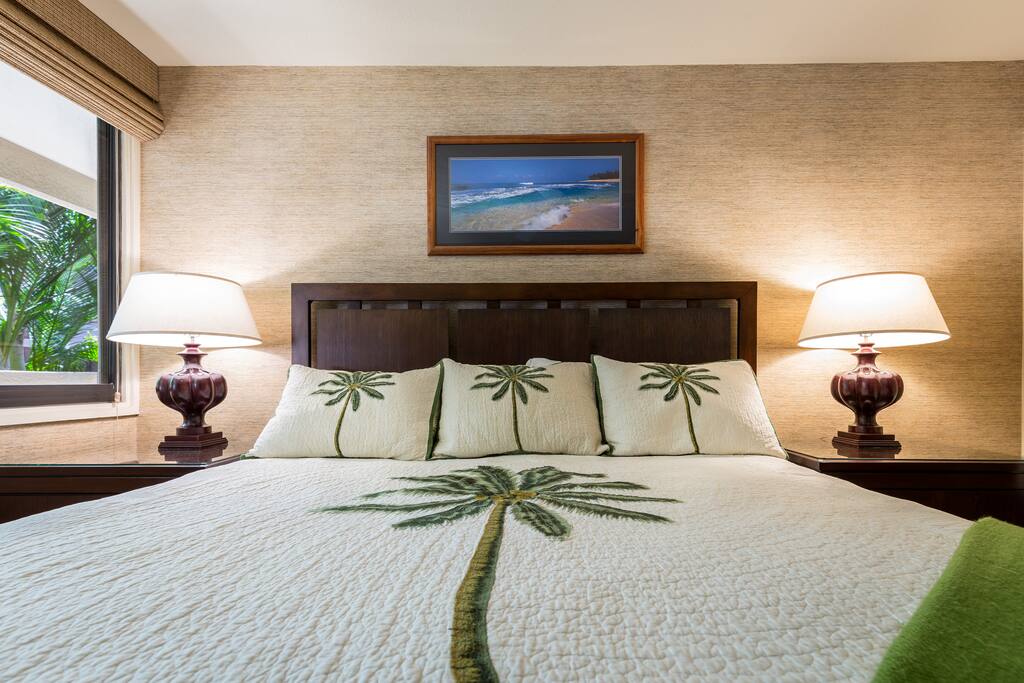 Master bedroom with A/C.