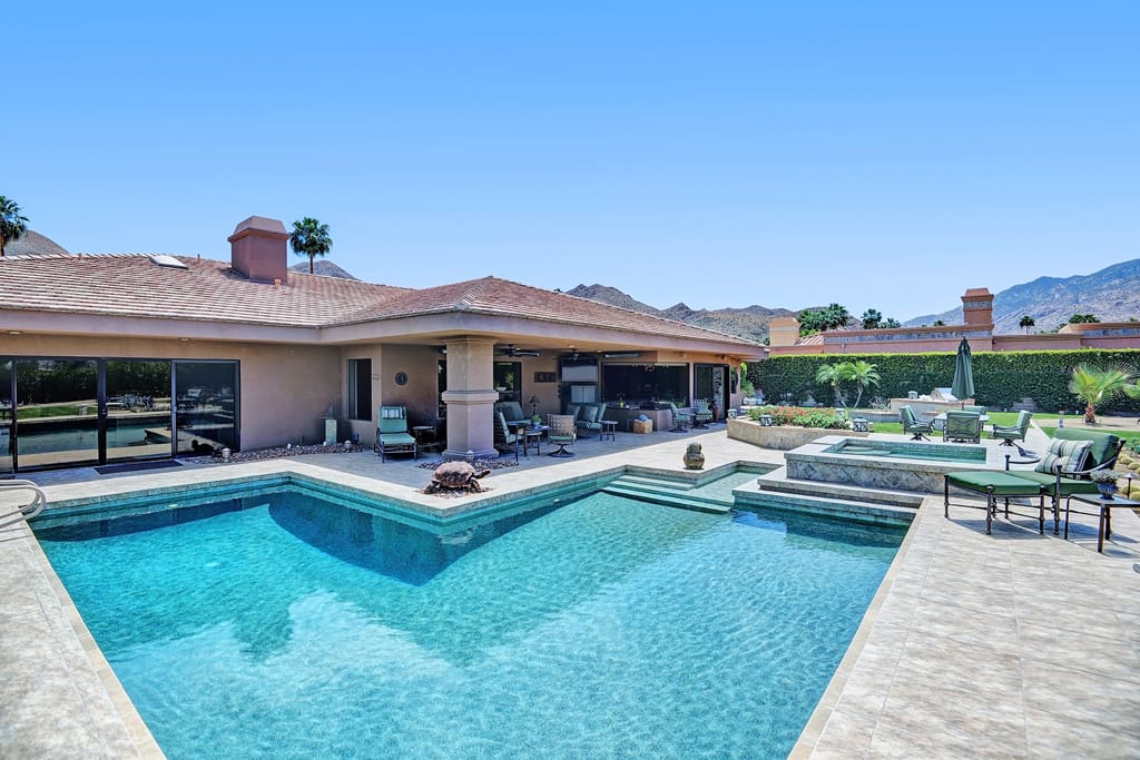 POOL AND SPA TO HOUSE