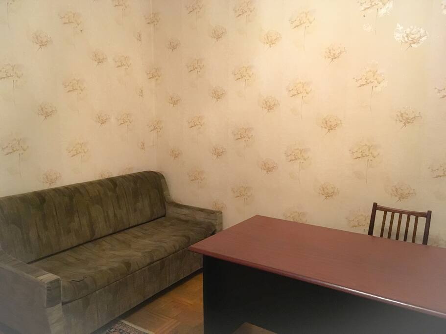 First Room, double sofa bed