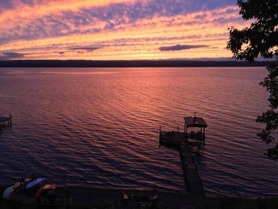 Majestic sunsets.