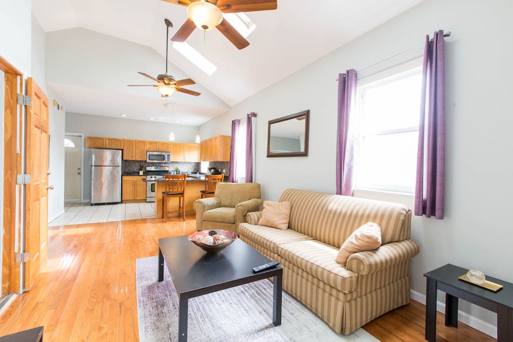 Living Room with Pull Out Sleeper Sofa