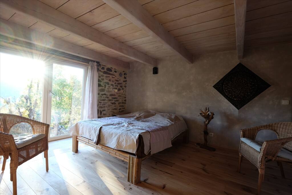 Chambre vue sur montagne