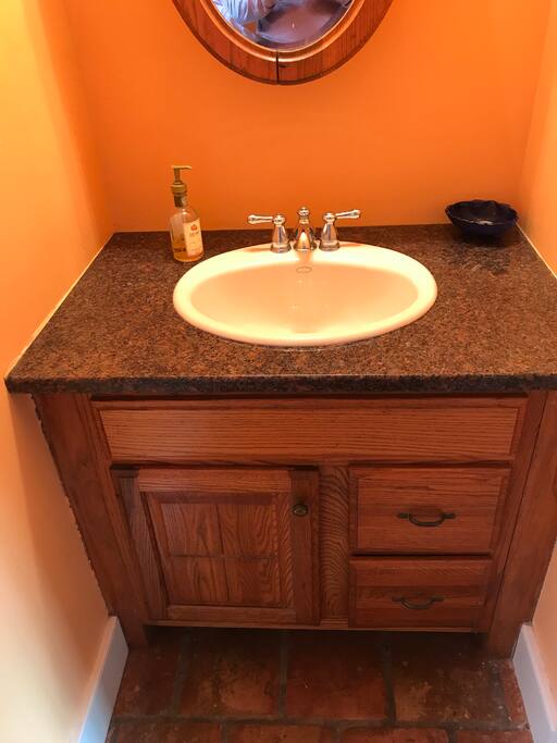Downstairs bathroom.