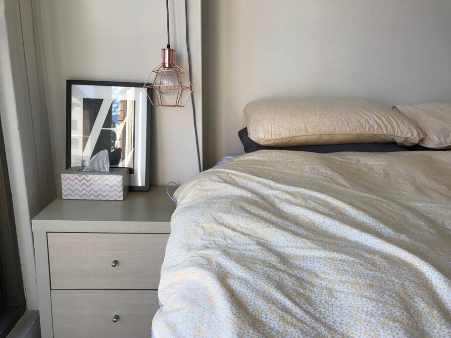 Private Bedroom with queen bed