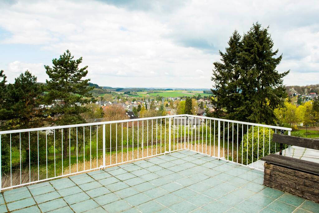 Blick von der Dachterrasse