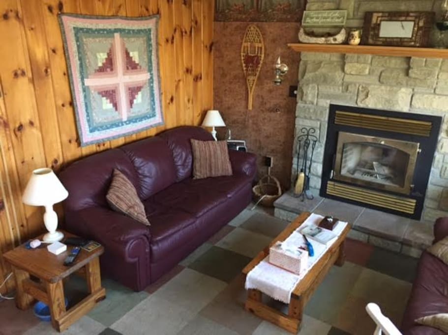 Comfortable sitting area after a long day on the beach