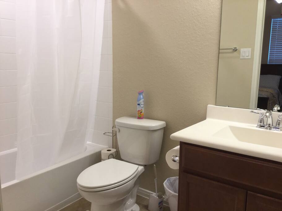 Clean private bath