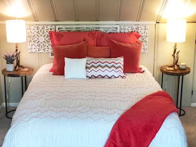 The Quaint Coral Room at Bungalow Potter's