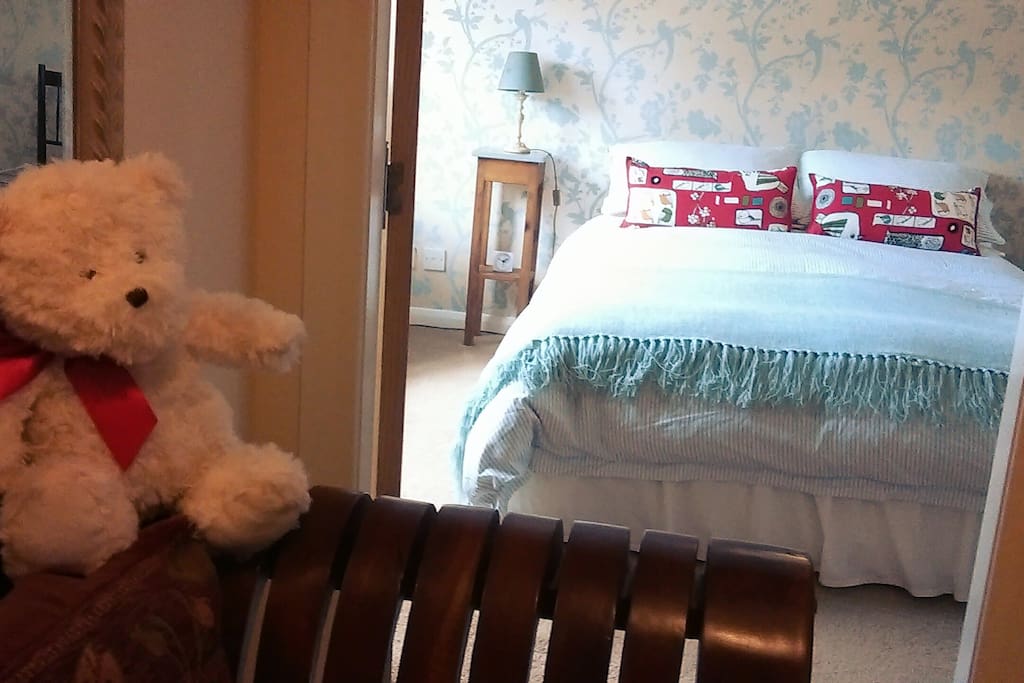 Ted says welcome to your room