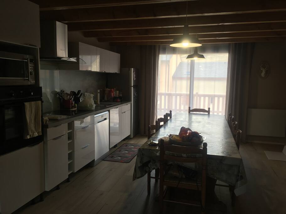 La cuisine salle à manger