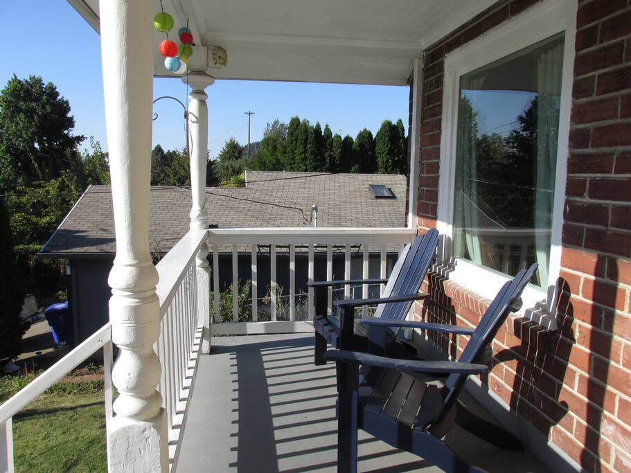 Enjoy sunsets from the front porch.